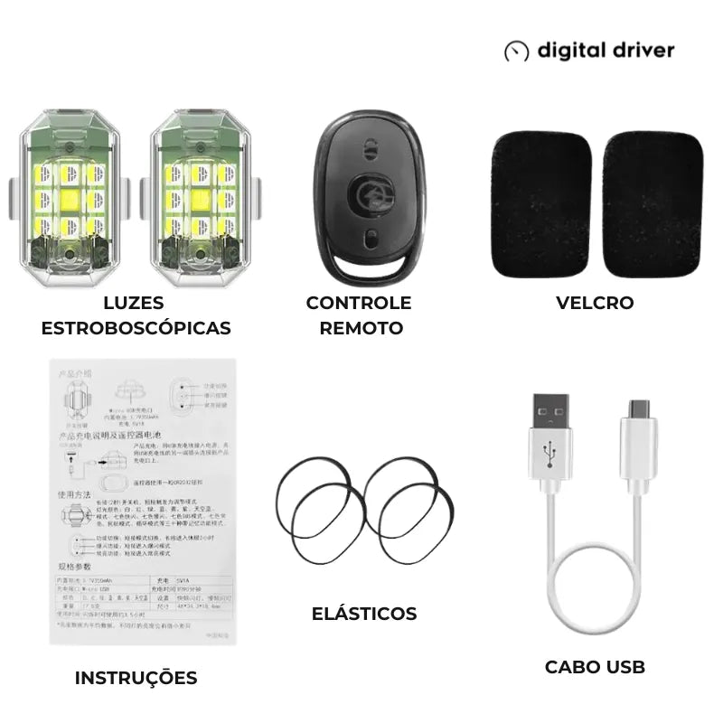 Kit Luzes Led com Controle Remoto